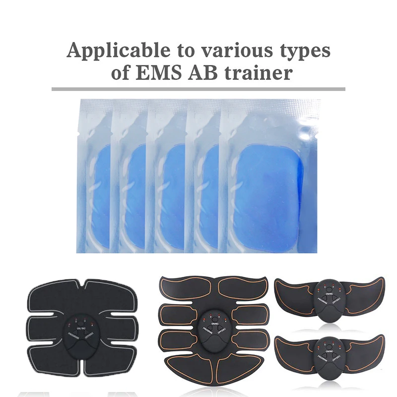 Gel Pads for EMS Abdominal ABS Trainer Weight Loss Hip Muscle Stimulator Exerciser Replacement Massager Gel Patch