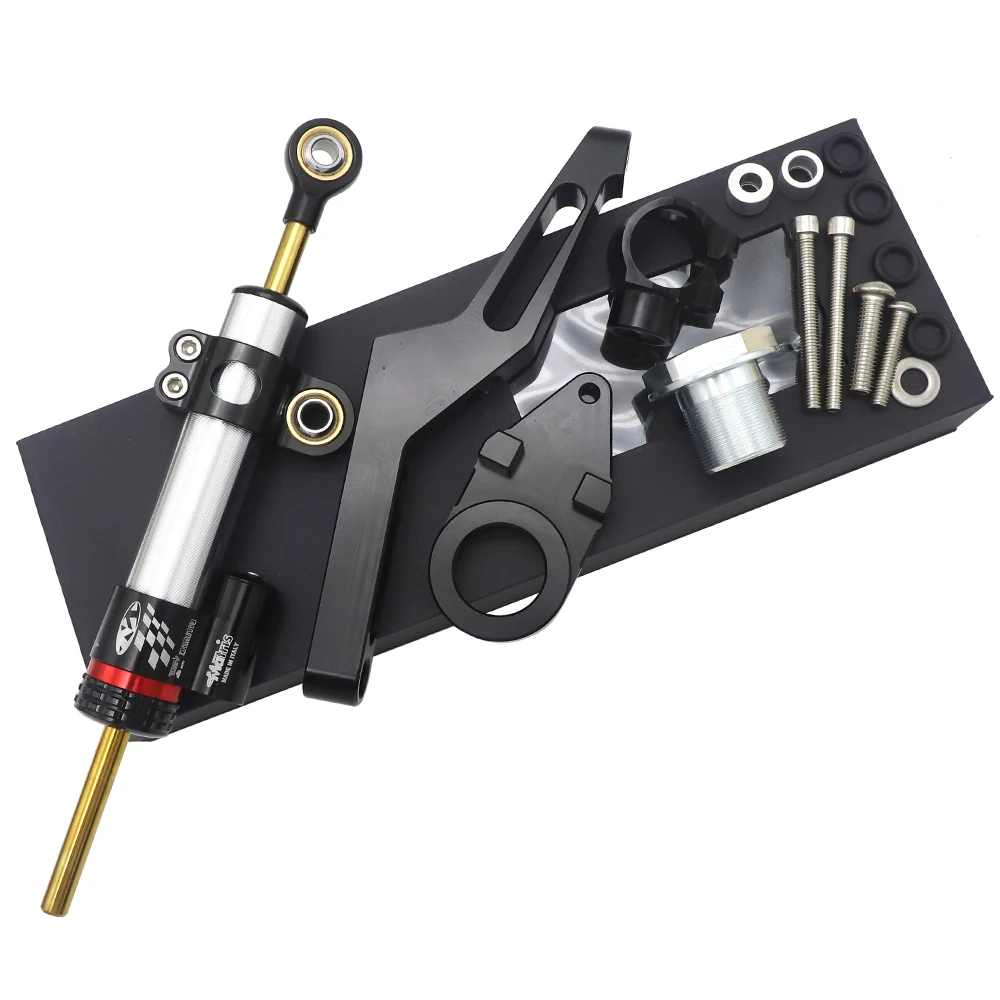 ZX-6R CNC Motorcycle Steering Stabilize Damper Bracket Mount For Kawasaki ZX6R 2009-2022 2021 2018 2017 2016 2015 2014 2013 2012