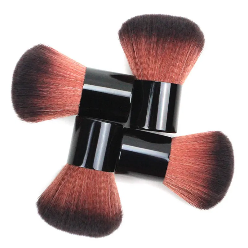 ca f Big Brushes Set Black Makeup Powder Cosmetic Brush Face Blush Contour Kabuki Nail Tools With Bag Sculpting