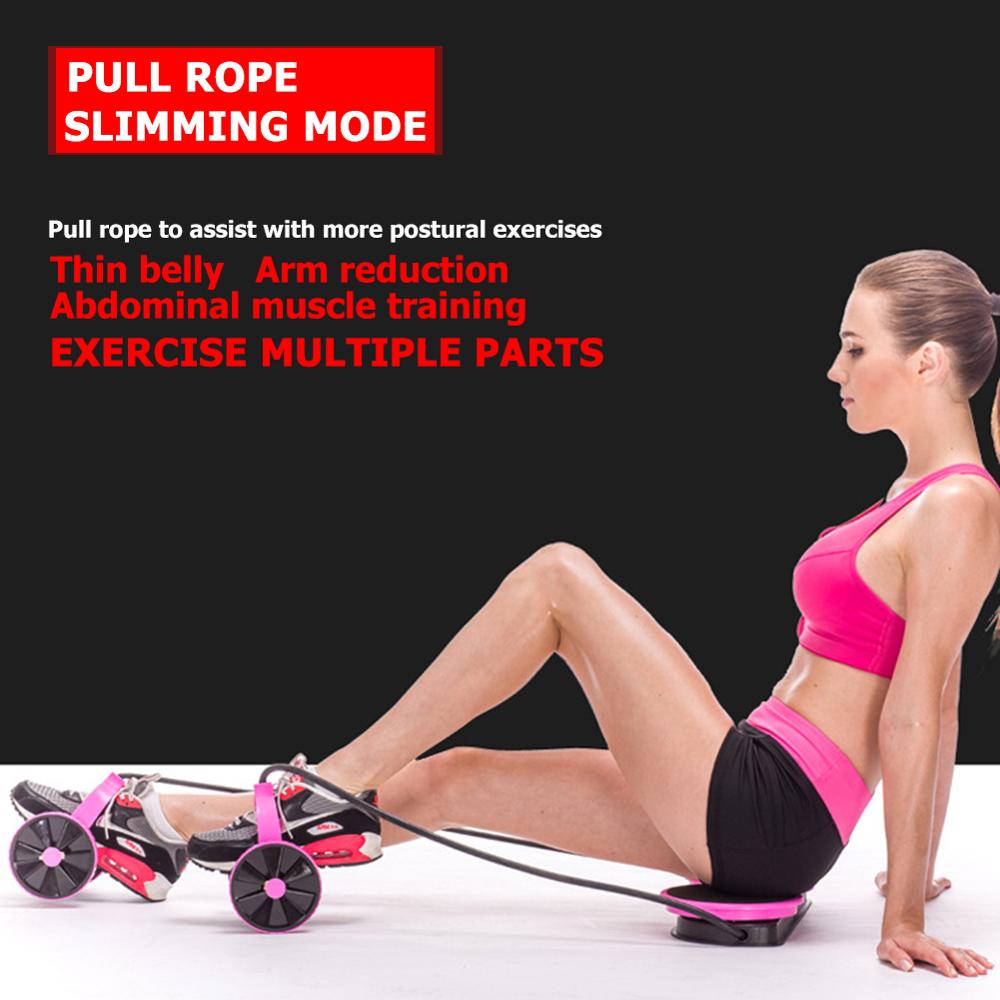 hot sale Indoor Multifunctional Abdominal Muscle Trainer Twist Waist Arm Power Gym Equipment Portable Home Gym Exercise Abs Wheel Roller