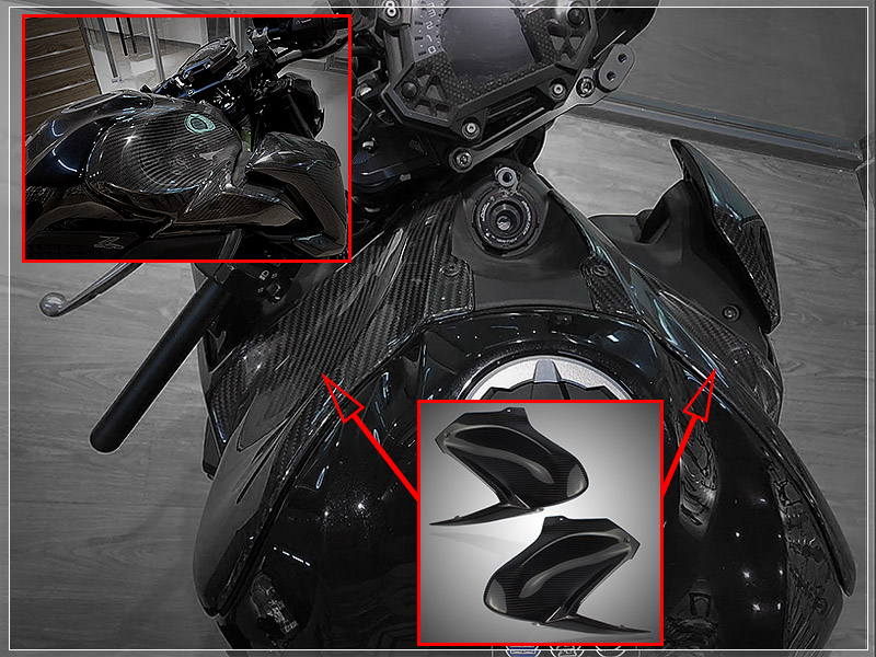 Z900 Trim Cover Fairing Cowl Gas Guard Fuel Tank Front Side Panel For Kawasaki Z 900 2017 2018 2019 Motorcycle Accessories