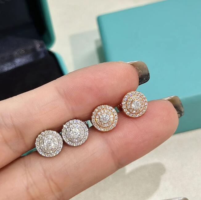 S925 sterling silver Soleste designer stud earrings for women luxury brand letters cute OL engagement elegant charm ear rings earring jewelry