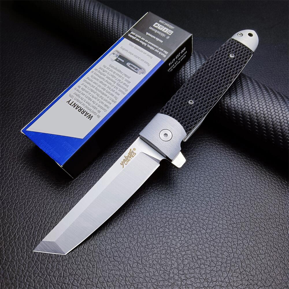 Tanto Blade 26T Oyabun Flipper Knife G10 Handles Outdoor Survival hunting Camping Pocket Knives EDC AD20.5 Tools 17T AK47 26sxp Code SR1 17DB