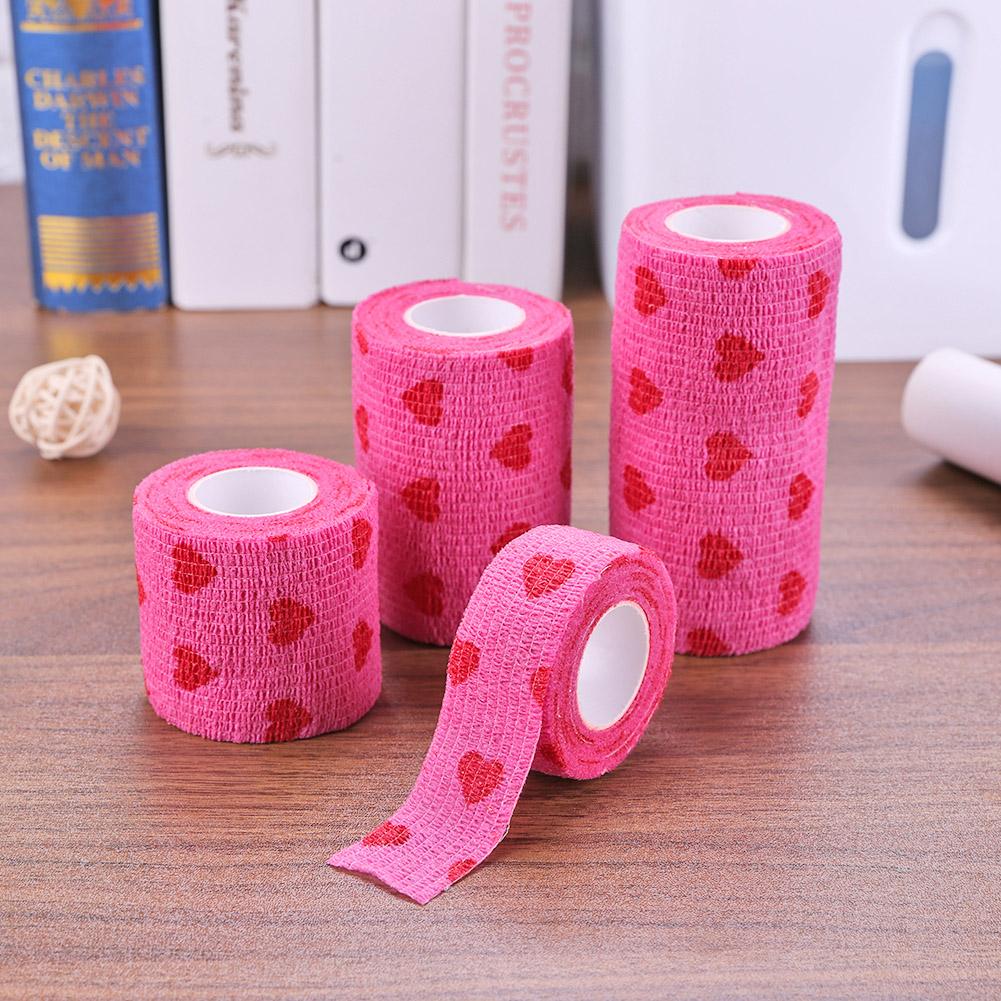 Pet Dog Cat Medical Breathable Elastic Bandage Non-woven Pet Self Adherent Wound Outdoor Retractable Sports Tape Dog Accessories