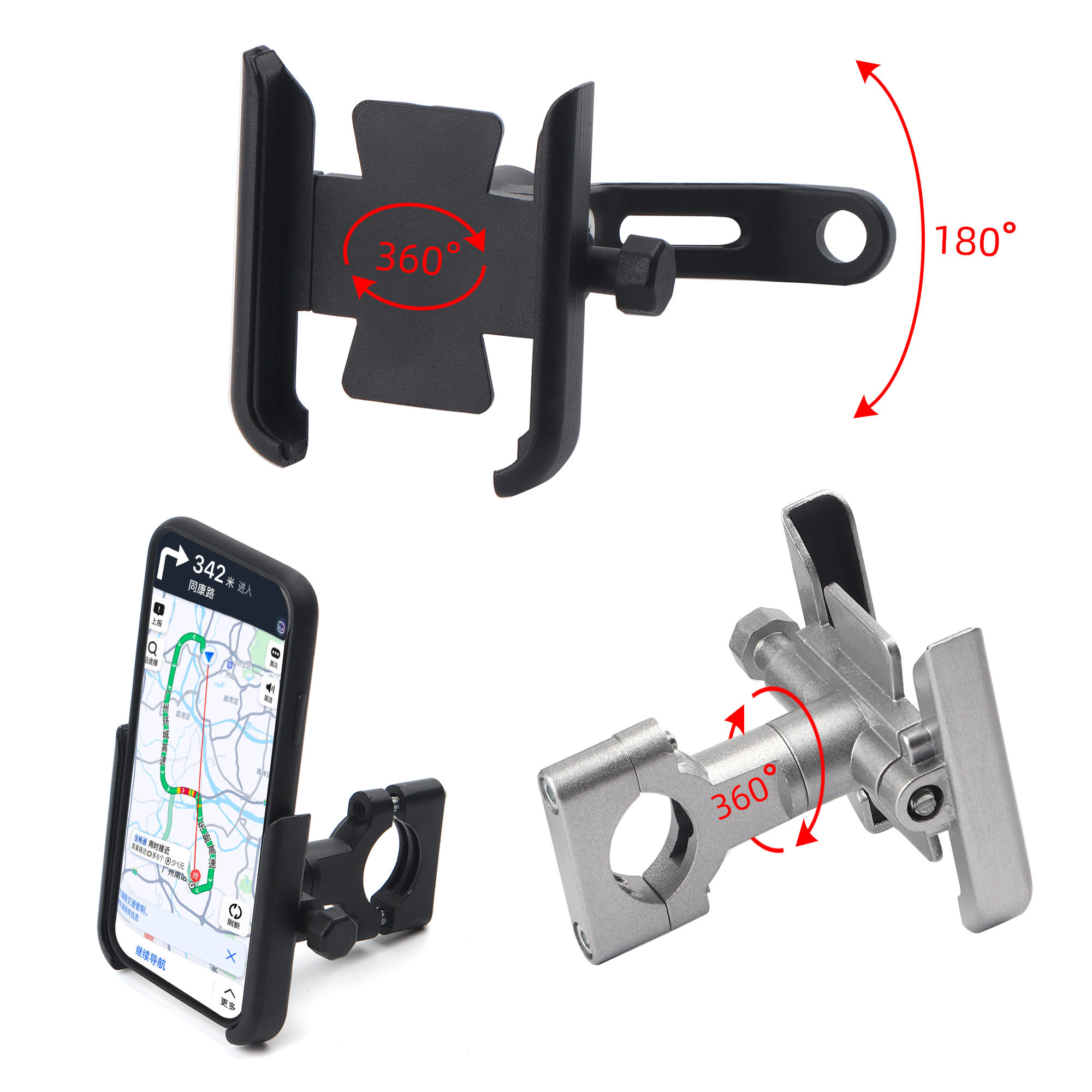 For Honda NC750 NC750S NC750X NC700 S/X NC700S NC700X Motorcycle Mobile Phone Holder Stand Rotatable Installed On Handlebar