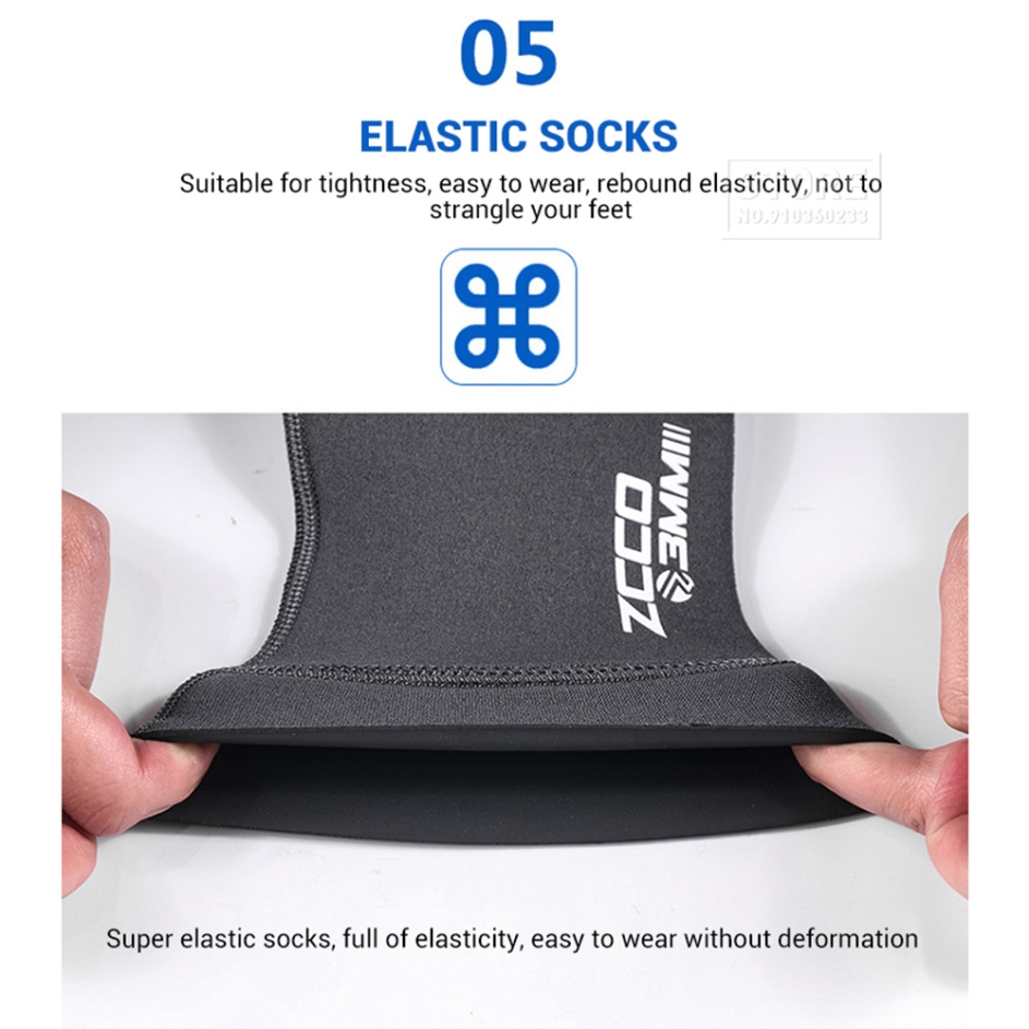 3MM Neoprene Diving Socks Scuba Hunting Diving Kitesurf Windsurf Suit Snorkeling Flippers Surf Beach Underwater Booties Fishing