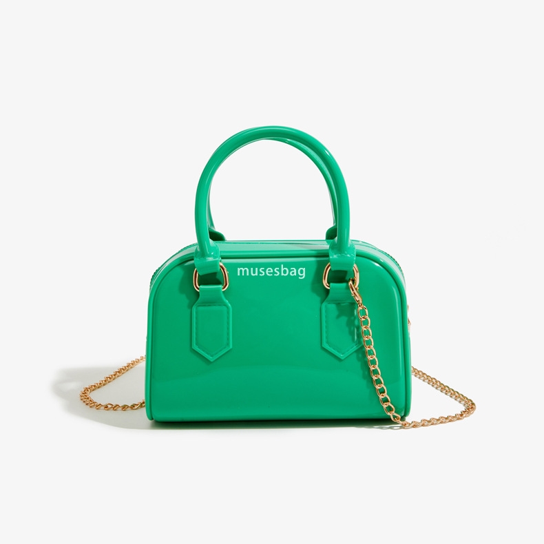 Designer bag fashionable Barbie jelly bag dinner bag summer women's diagonal cross bag nimi handbag beach bag