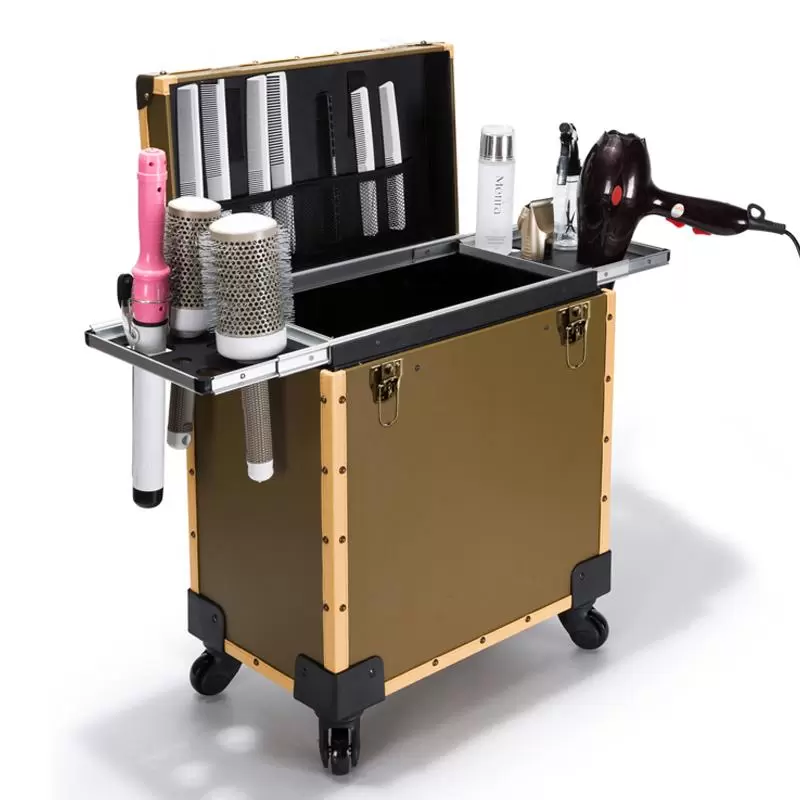 toolsbox Suitcases Multi-function Trolley Cosmetic Case Large Rolling Luggage Stylist Special Personality Suitcase Password Lock Box