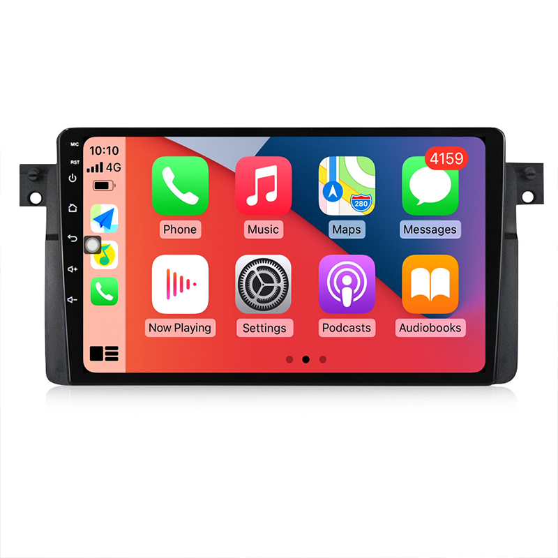 2 DIN Android Radio frame For Bmw E46 / M3 / 318i / 320i / 325i / 330/335 1998-2006 Car Multimedia Fascia Cable Mounting Frame