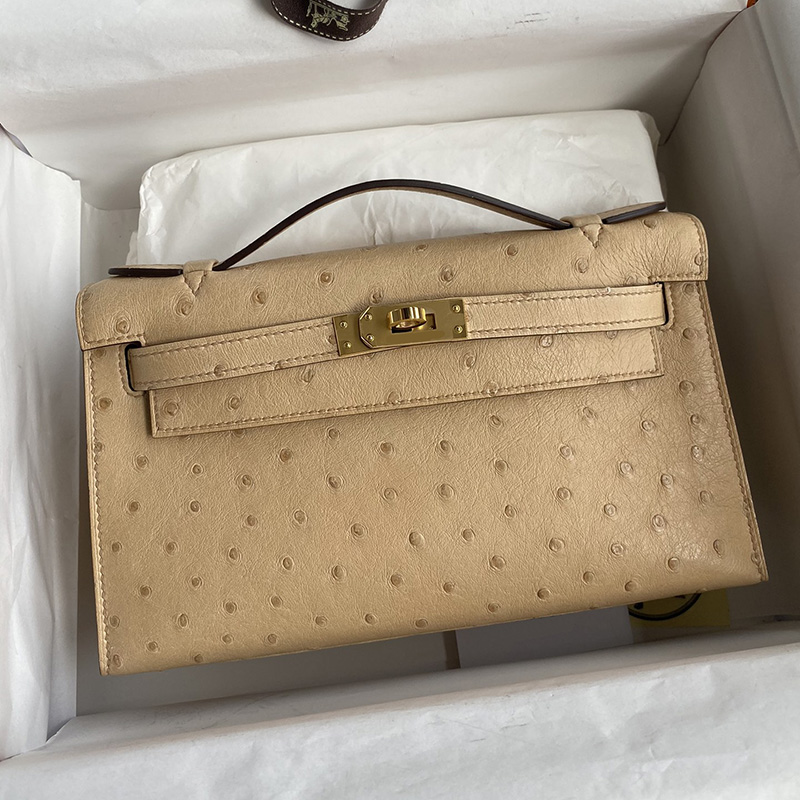 Shoulder Bags Quality Designer Mini Tote Fashion Women Crossbody Ostrich Skin Designer Women Bags Genuine Leather Handbags Totes Mini Messenger Bag