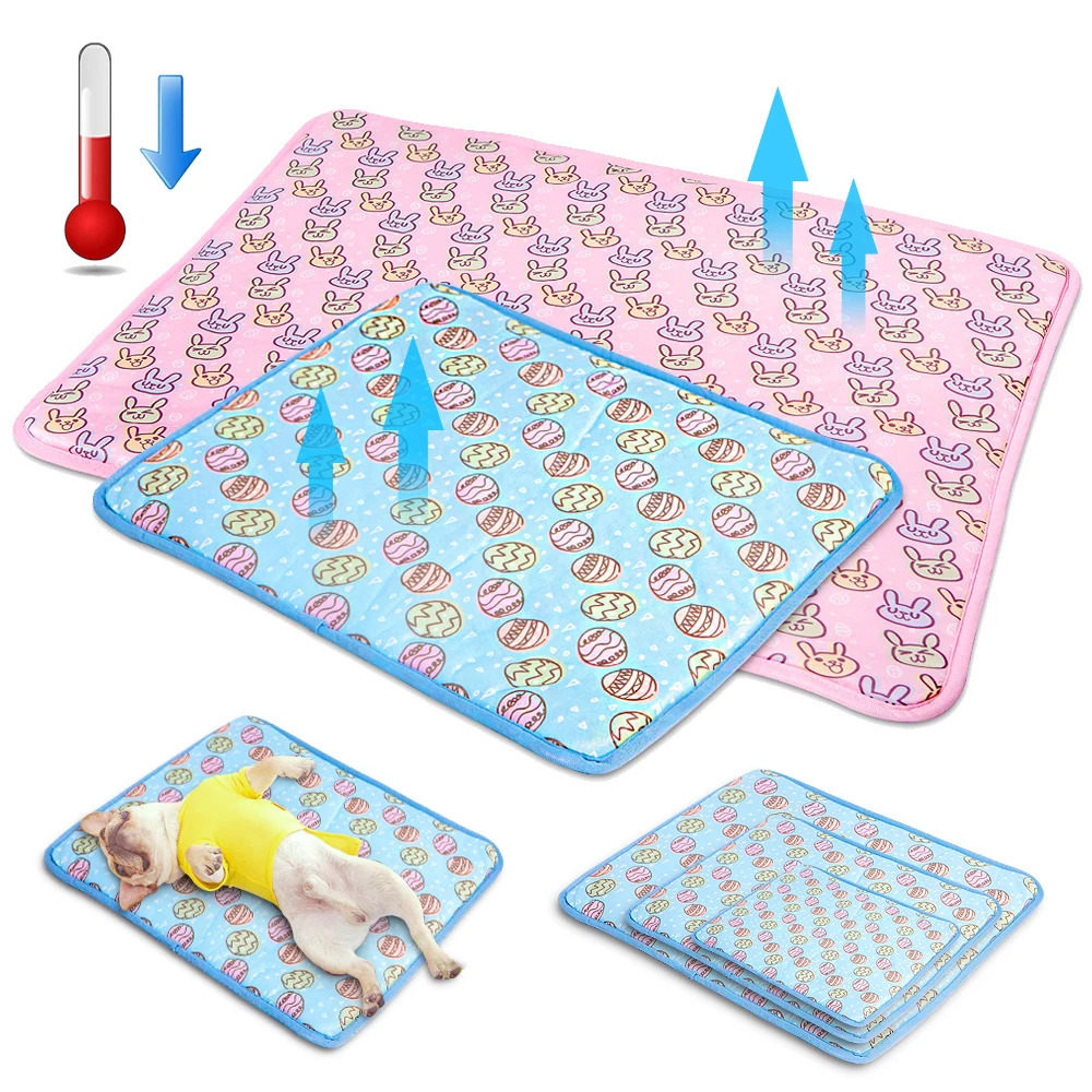 Super Cool Dog Cushion Cooling Summer Pet Ice Cushion Dog Cushion Cat Sleep Cool Bed Small Medium Large Dog S M L 240507
