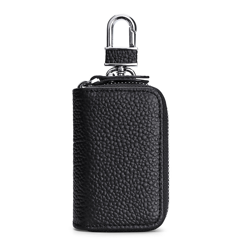 Leather Multi Chain: Car Key Bag With Double Zipper For Motorcycles & General Motors New Free Delivery Designer Bag