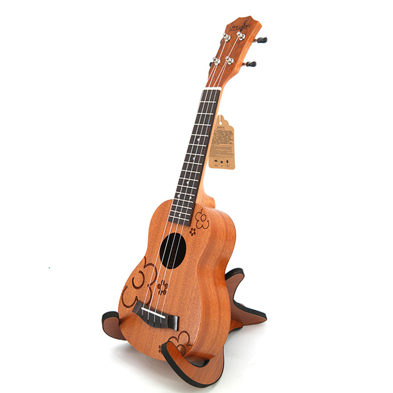 21" Ukulele 4 Strings Sapele Acoustic Small Guitar Rosewood Fretboard Electric Ukulele with Pickup EQ Musical Instrument Guitare