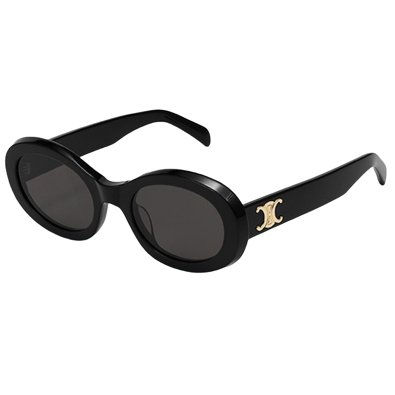 Acetate Sunglasses Women Oval Sun Glasses Frames Nylon Lenses Acetate Thick Butterfly Cellulose Black Tortoise Vintage Retro 9045 IVISTA