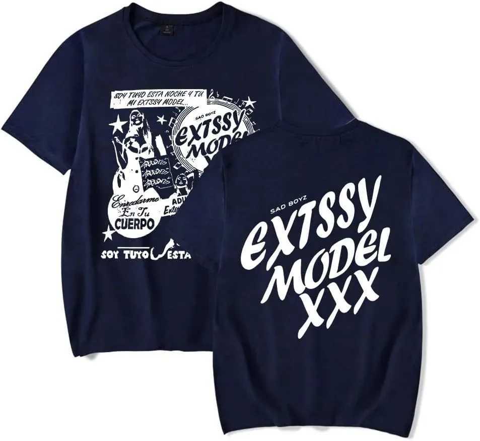 Men's T-Shirts Junior H Sad Boyz Tour Merch Tee Summer Women Men Fashion Casual Crewneck Short Sleeve T-Shirts Y240522
