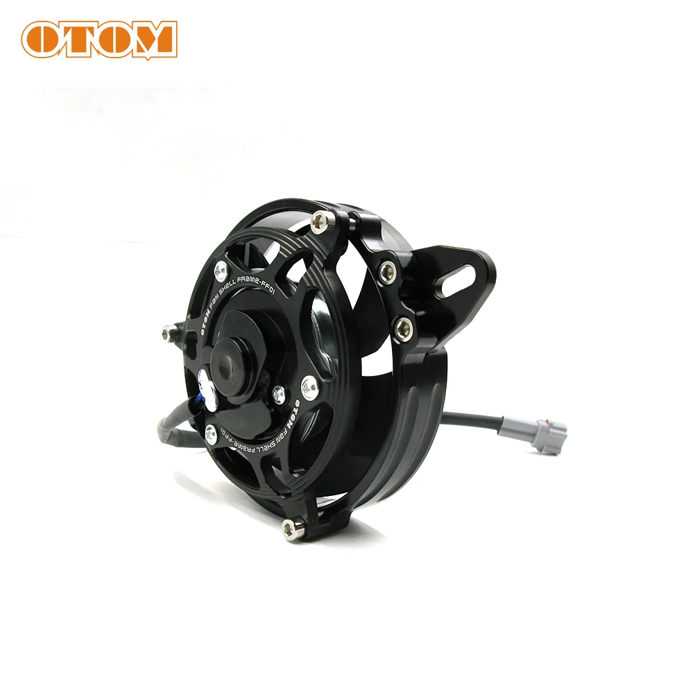 OTOM 200cc 250cc 300cc Motorcycle Cooling Fan 120mm Dirt Pit Bike Motocross ATV Quad Oil Cooler Water Radiator Electric 12V