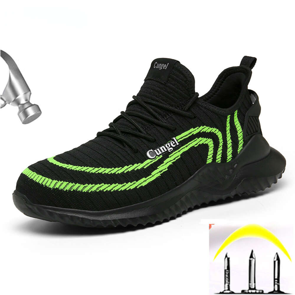 Ddmyoutdoor Safety Sneakers Steel Toe Puncture Proof Work Shoes Boots Indestructible Footwear Men Security Tennis