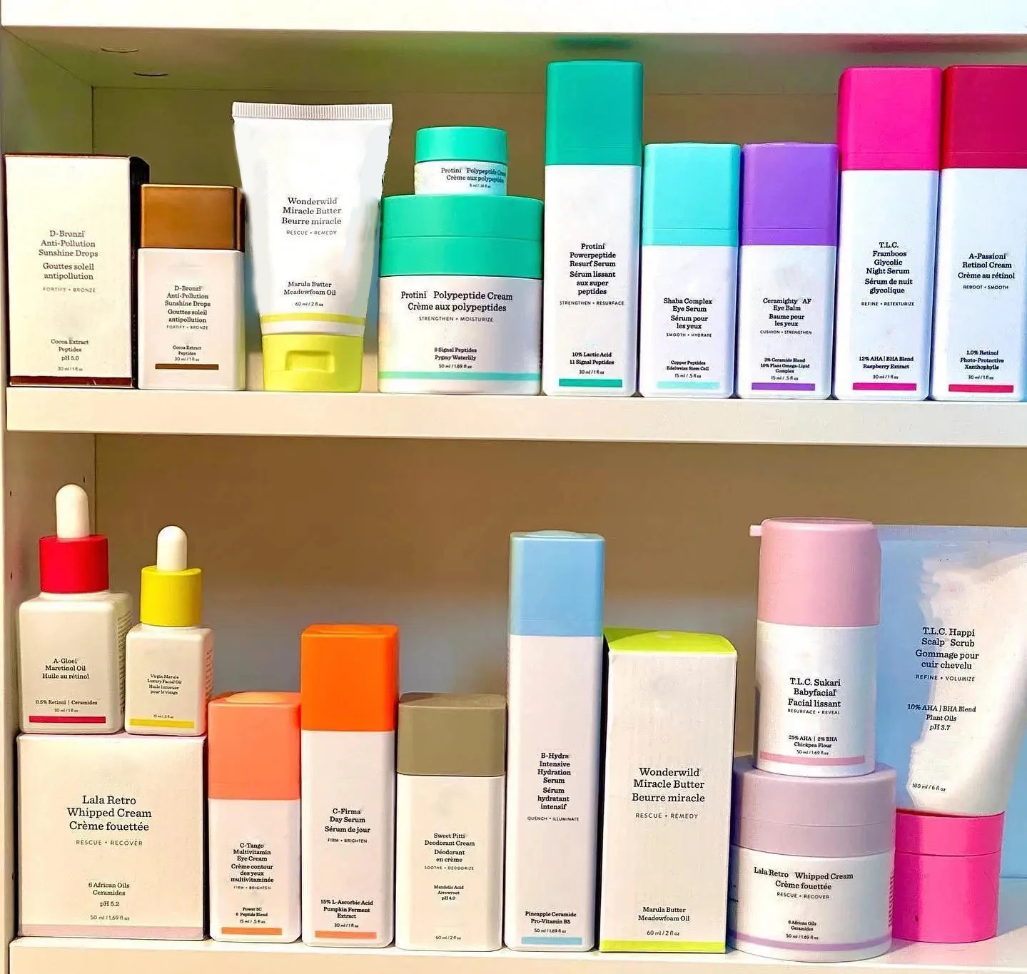 Lala Retro Whipped Face Cream Protini Polypeptide Cream Face Skin Care Anti Aging Hydration Night Serum Eye Cream Moisturiser 50ml