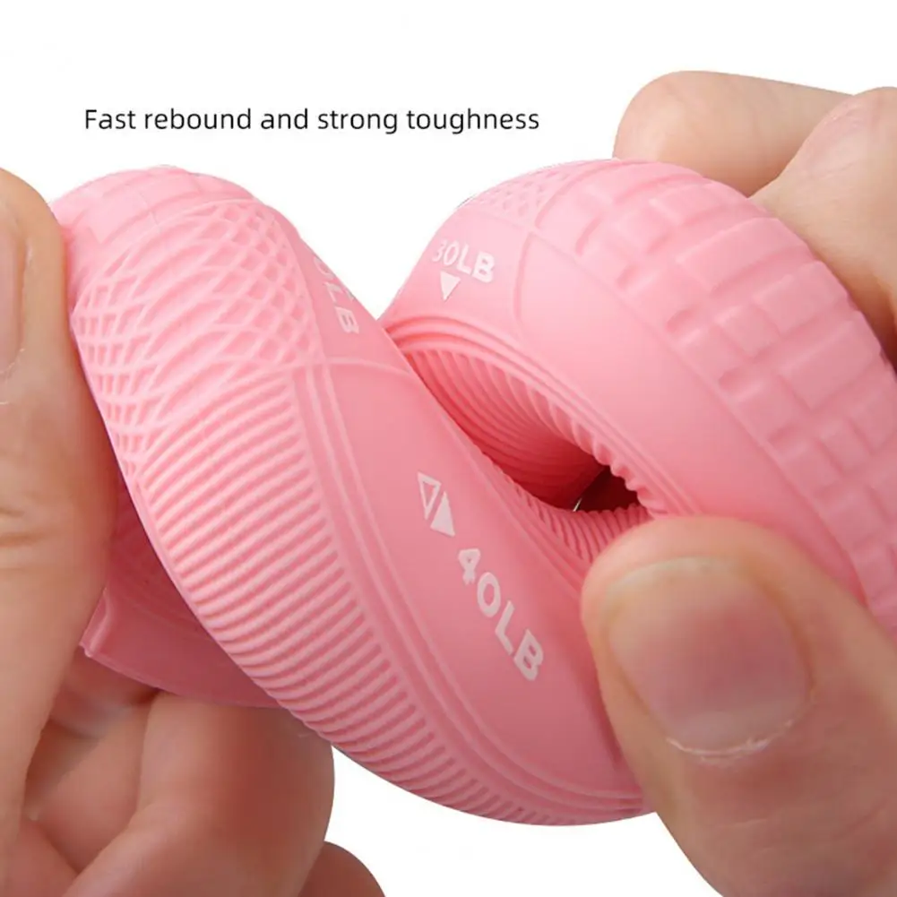 Hand Grip Strengthener with Three Resistance Silicone Hand Grip Trainer Ring for Adults Kids Wrist Strength for Arthritis