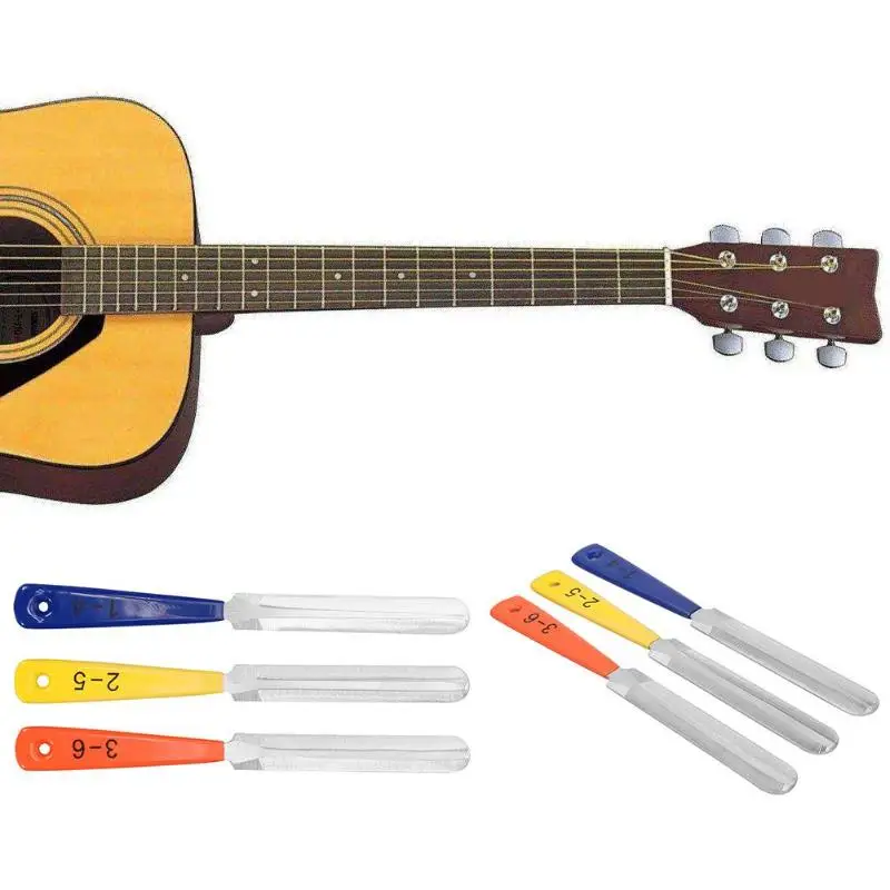 New 3pcs/Set Guitar Nut Files Fret Crowning Slot Filing Luthier Repair Tool Kit For Stringed Instruments Guitar Parts Accessory