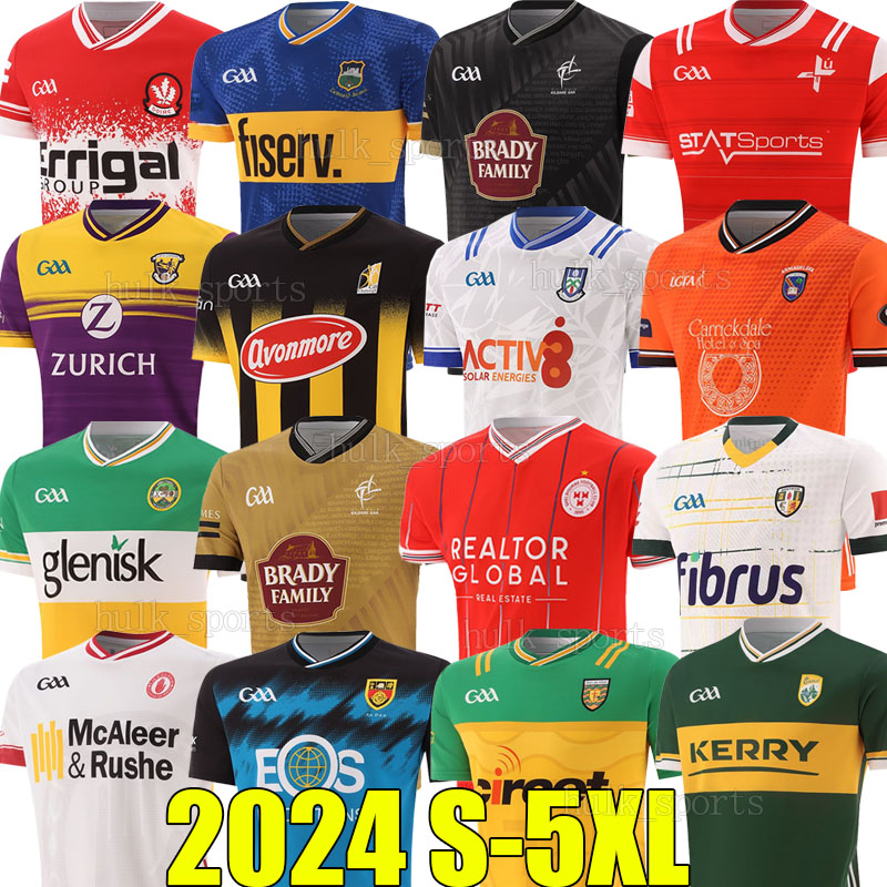 2025 2026 Kilkenny Wexford GAA Ireland Rugby Jerseys Dublin Down Offaly Tyrone Galway Remastered Cork Leitrim Tipperary ARMAGH Carlow football shirt S-5XL