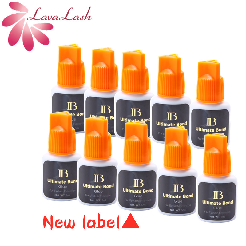da bond Ultimate bottles lot i beauty IB Glue fast drying eyelash extensions glue orange cap ml False Korea Black