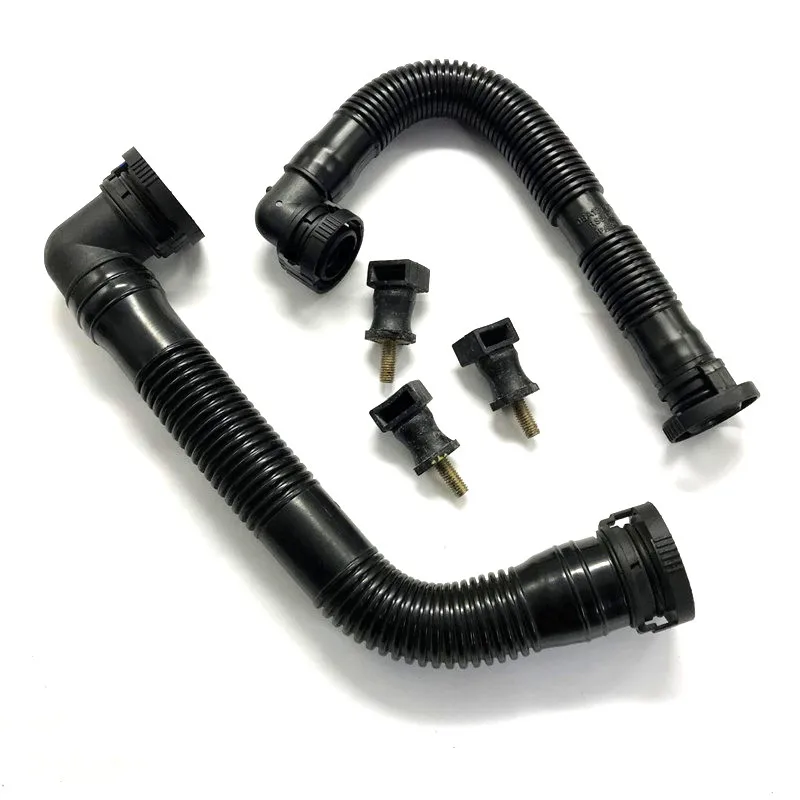 RWSYPL Secondary Air Pump Breather Exhaust Hose & Mount Kit For Audi A4 A6 A8 Q7 For VW Passat B6 Golf 5 MK6 Touran Seat Skoda
