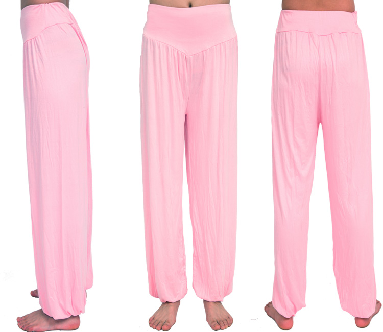 hot sale women tai chi martial arts bloomers modal loose yoga pants female athletic sports trousers green/red/blue