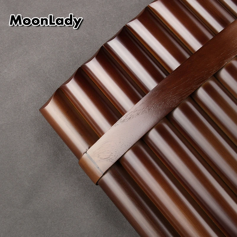Chinese Traditional Musical Instrument 25 Pipes Pan Flute C Key High Quality Woodwind Bamboo Purely Handmade