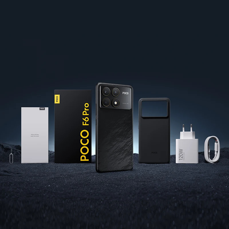 Xiaomi POCO F6 Pro 5G Global Version Smartphone Snapdragon 8 Gen 2 6.67'' 120Hz Flow AMOLED DotDisplay 120W Charge NFC