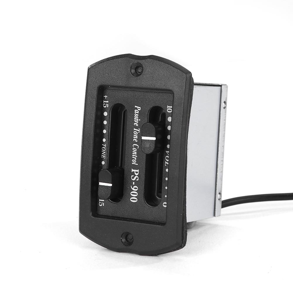 Guitar 2-Band EQ Equalizer Tuner System Pickup Preamp for Ukulele Acoustic Accessories Musical Instruments