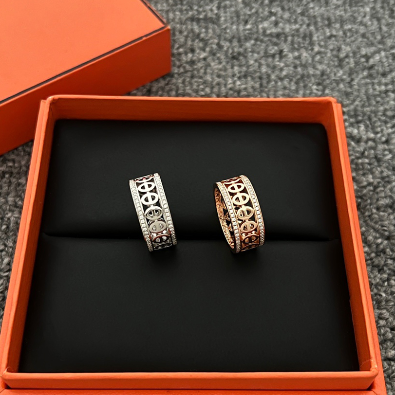 Chaine dancre Divine ring for woman designer couple 925 silver diamond T0P Advanced Materials fashion diamond jewelry crystal with box 004