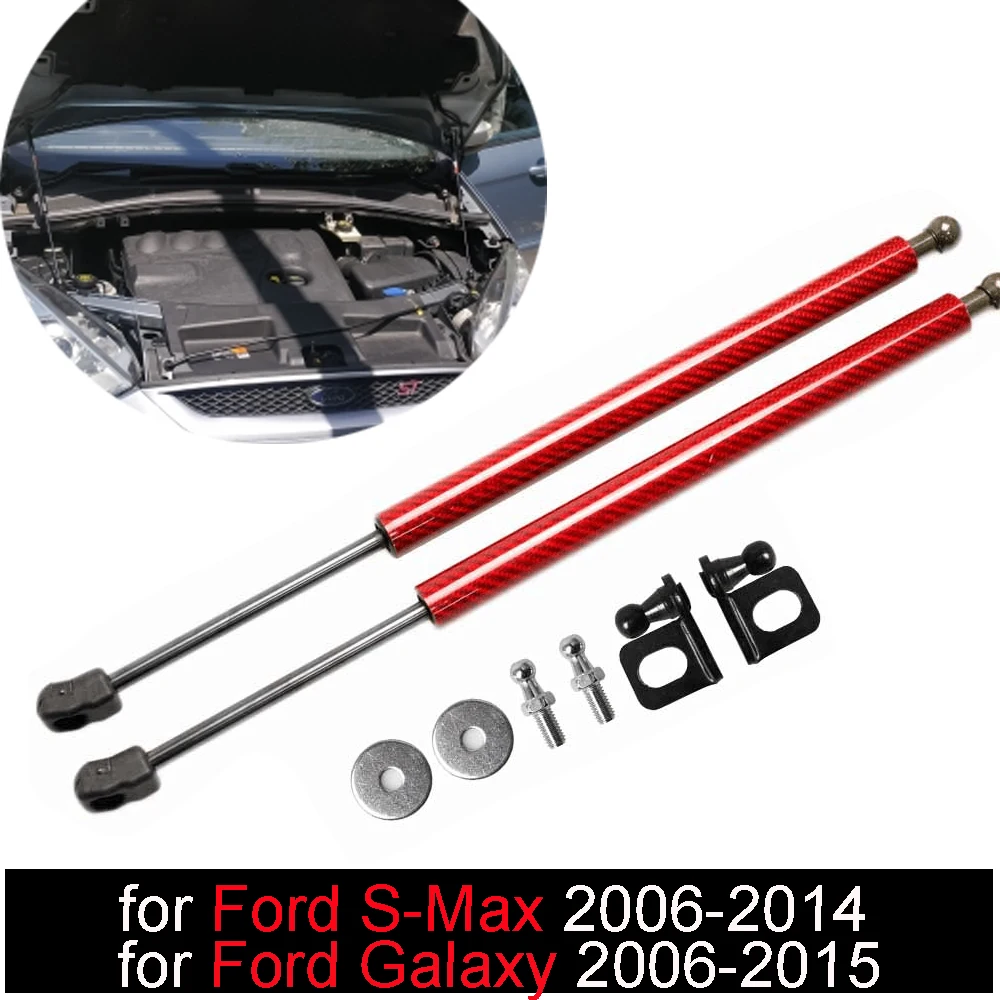 for Ford S-Max 2006-2014 For Ford Galaxy 2006-2015 Front Hood modify Gas Spring Lift Supports Struts Rod Shocks