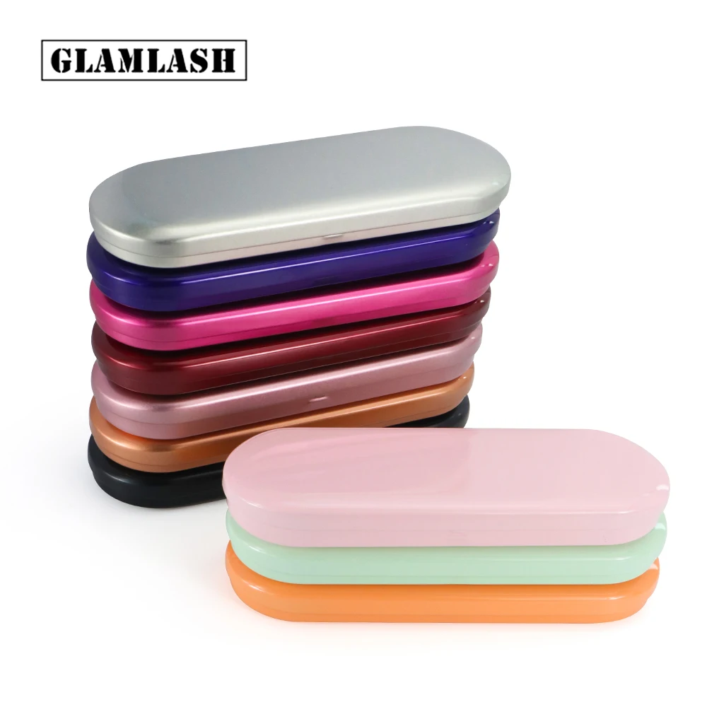 ea tweezer GLAMLASH Portable storage eyelash box lash tweezers case Makeup Bag Protective Brushes Pencil Eyeliner Case Organizer s