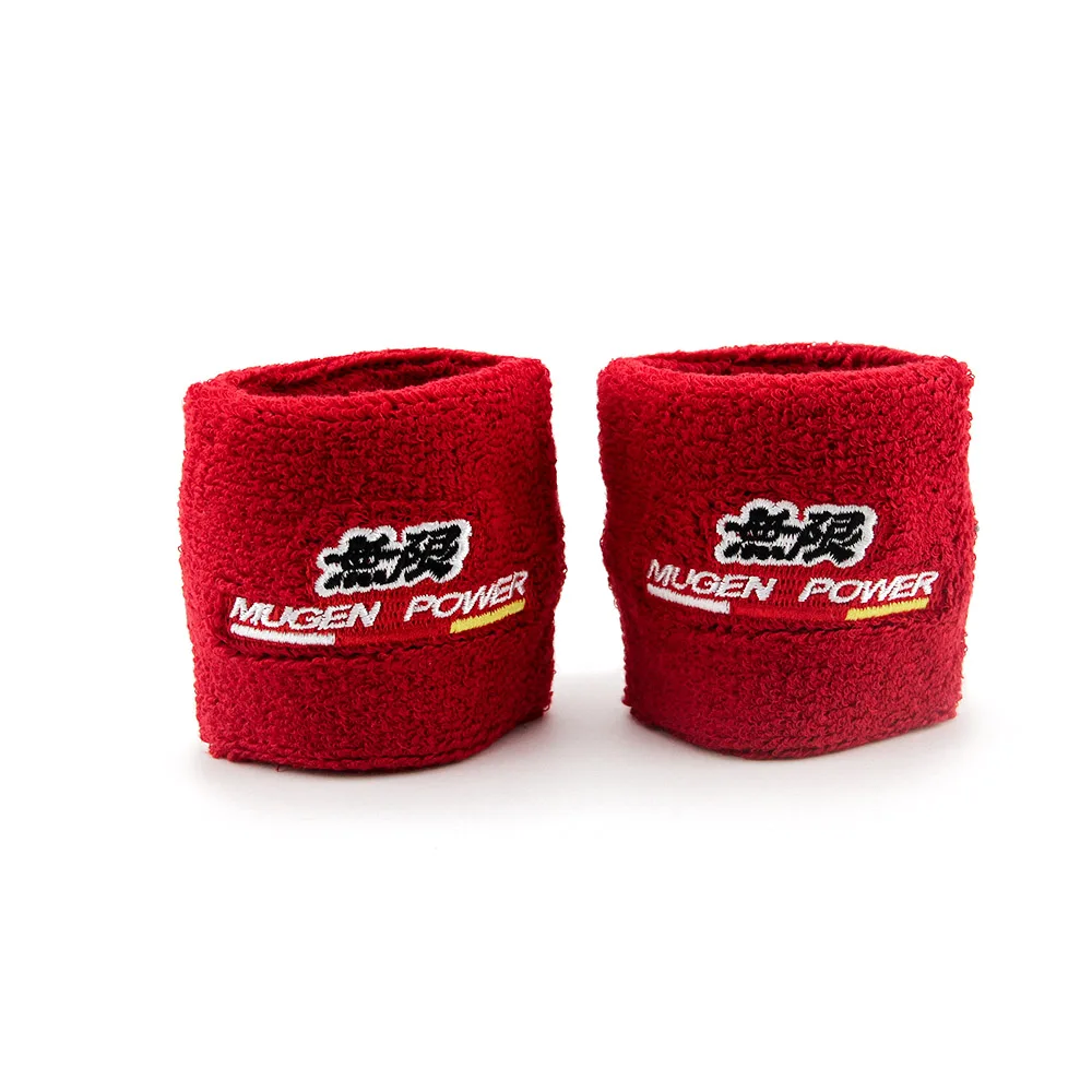 New MUGEN JDM Style Reservoir Brake Clutch Oil Tank Cap Socks Universal for all Cars Black Blue Red