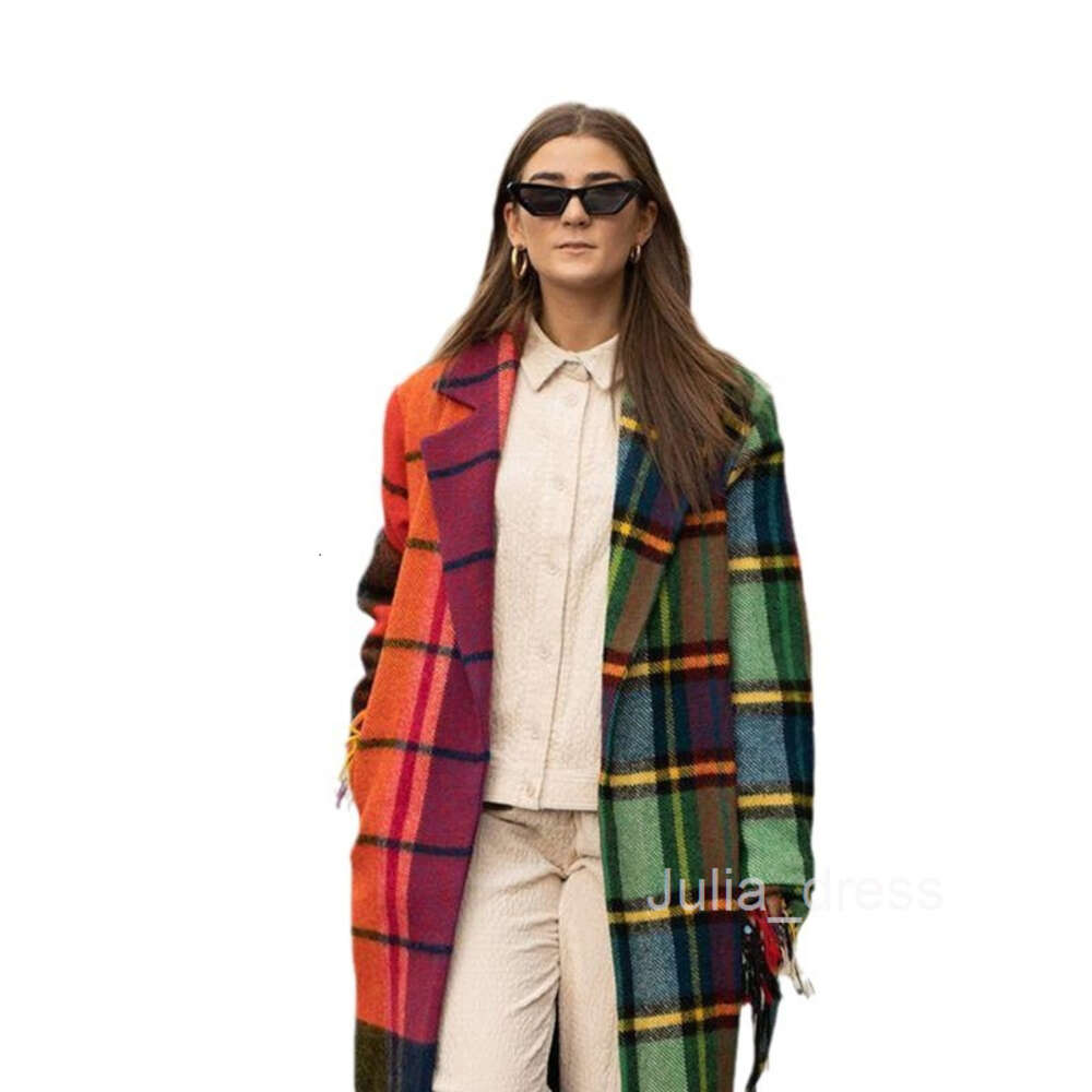 Autumn 2023 Womens New Long Sleeve Hooded Coat Printed Dragon Phoenix Woolen Coat