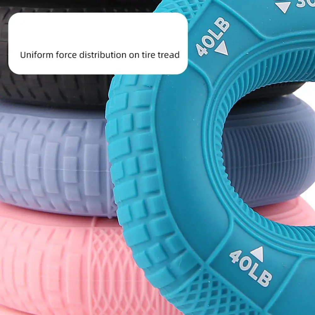 Hand Grip Strengthener with Three Resistance Silicone Hand Grip Trainer Ring for Adults Kids Wrist Strength for Arthritis