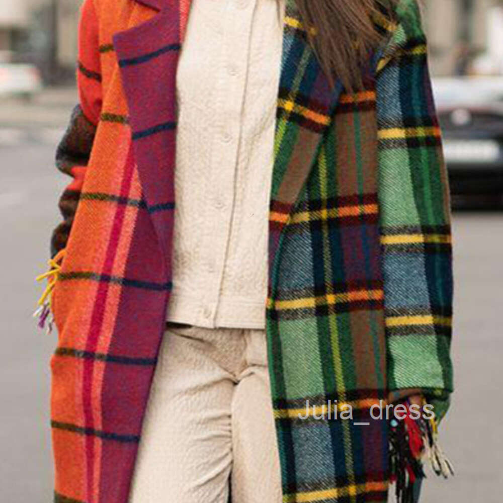 Autumn 2023 Womens New Long Sleeve Hooded Coat Printed Dragon Phoenix Woolen Coat