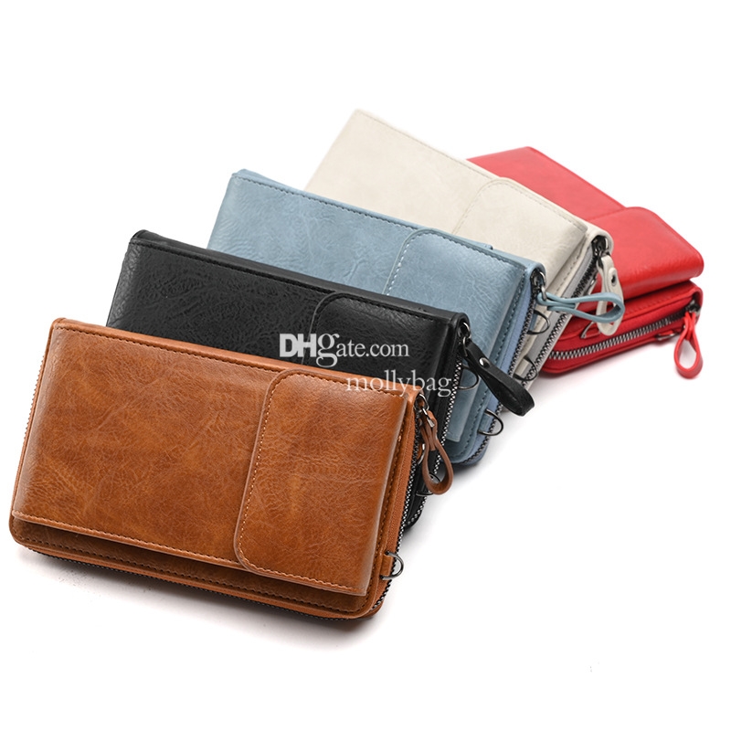 New Spring New Product Women's Leather Wallet Single Shoulder Crossbody Bag Korean Version Multi functional Phone Bag Wholesale