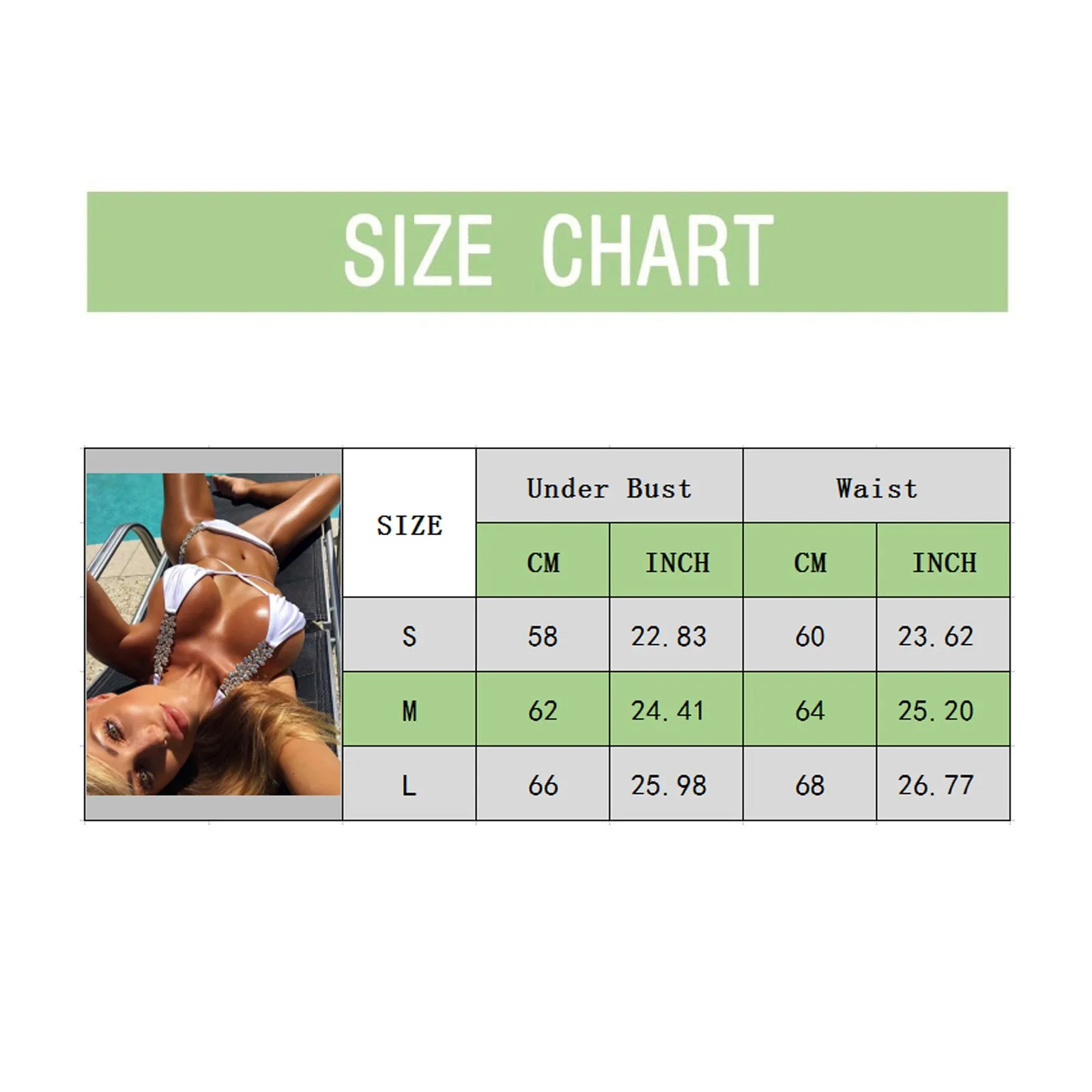 Women Swimsuit Low Waist Set Crystal Diamonds Bikini Suit Diamond Two-Piece Sexy Handmade Swimwear Female Bathing Suit Tankini 240528