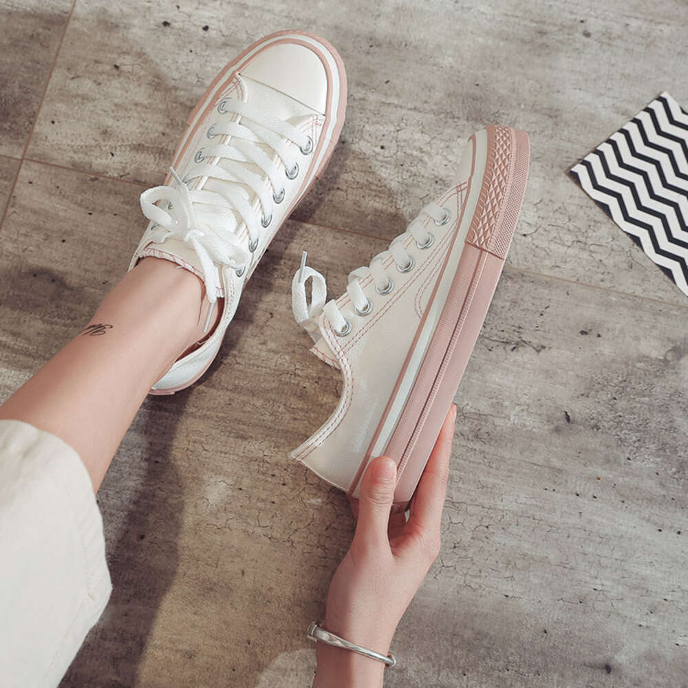 Ddmysports New Style Women Vulcanized Sneakers Breathable Casual Students White Woman Spring Autumn Lovely Canvas Shoes Comemore OUTDOOR