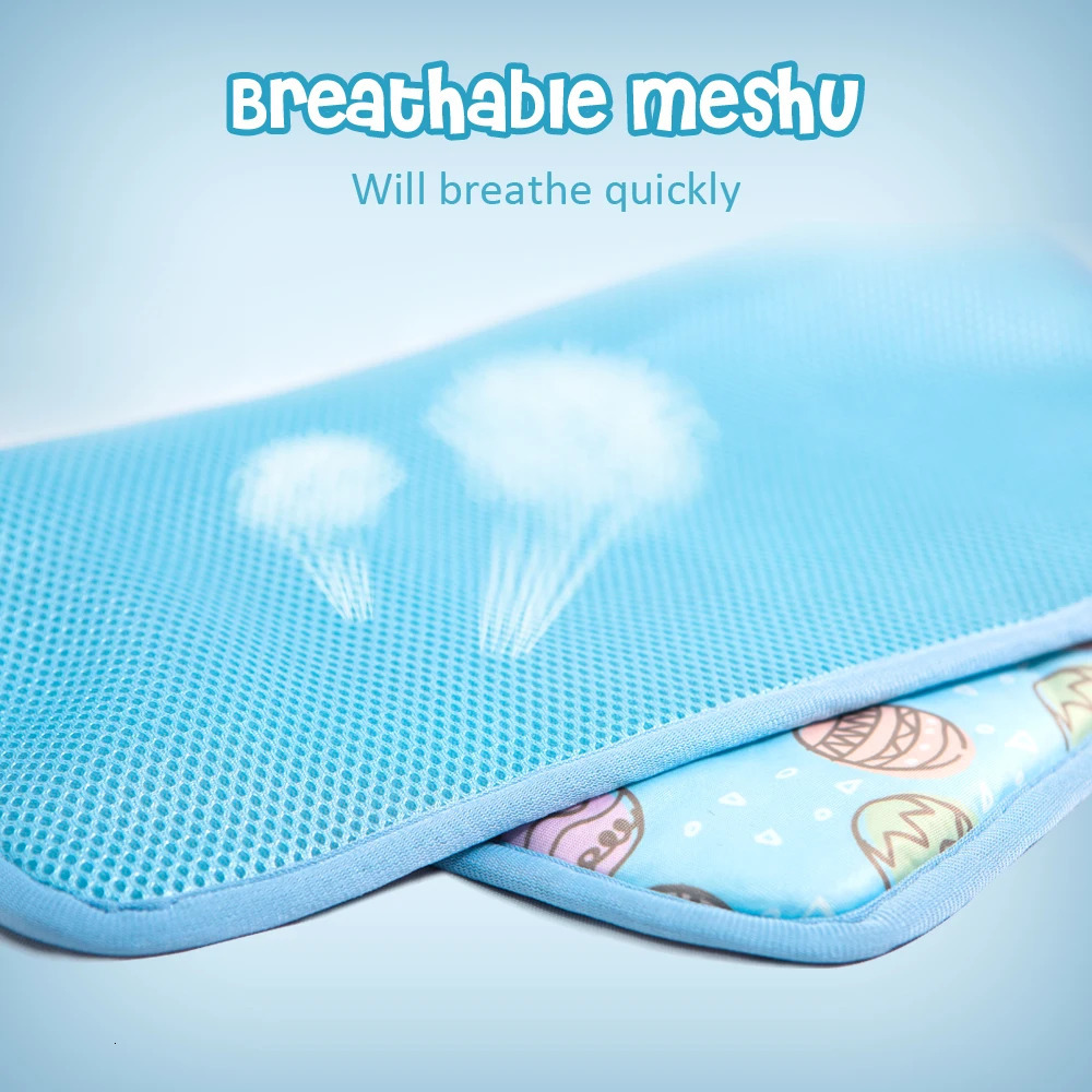 Super Cool Dog Cushion Cooling Summer Pet Ice Cushion Dog Cushion Cat Sleep Cool Bed Small Medium Large Dog S M L 240507