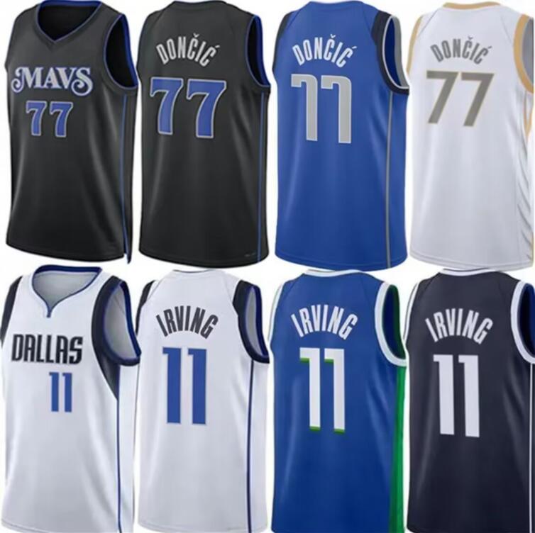 Kyrie Irving Custom Men youth kids Basketball Jerseys DAL Luka Doncic Maverick Seth Curry Dirk Nowitzki Tim Hardaway Grant Williams Dwight Powell Josh
