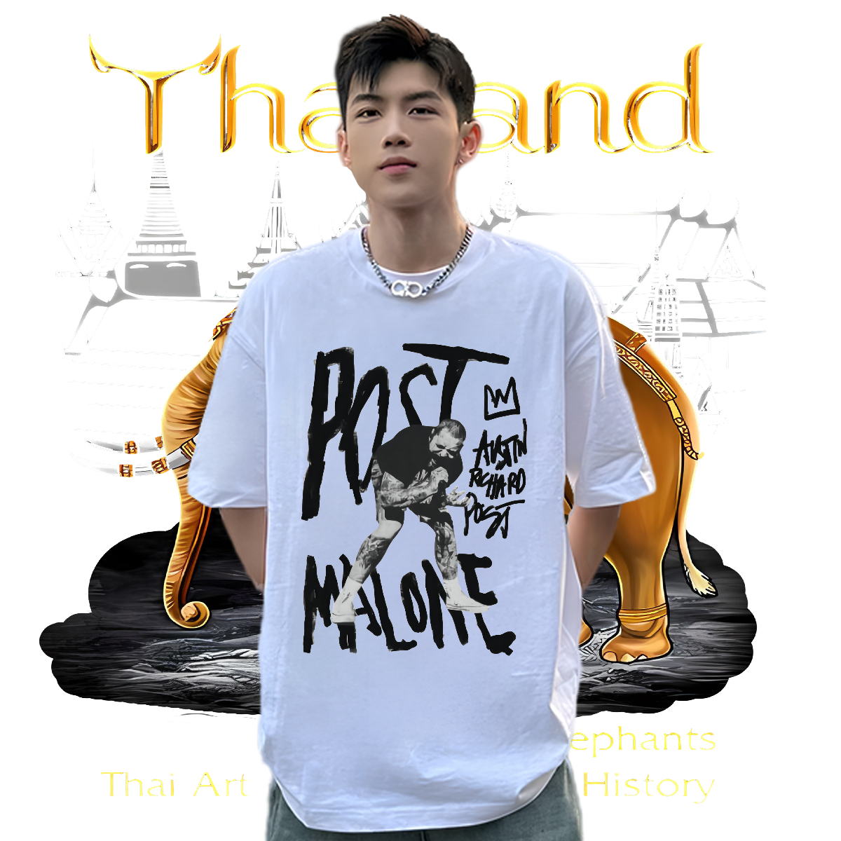 Stylist T-Shirts Crew Neck Cotton Street Casual Mens Tshirts Custom Print Oversized Designer Tops Tees