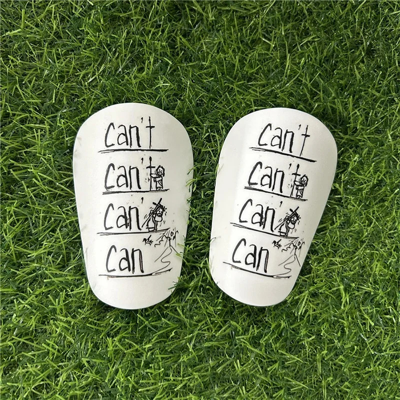 1 Pairs EVA Sponge Small Mini Shin Pads Wear-resistant Shock Absorbing Soccer Leg Protector Football Training Shin Guards 240528