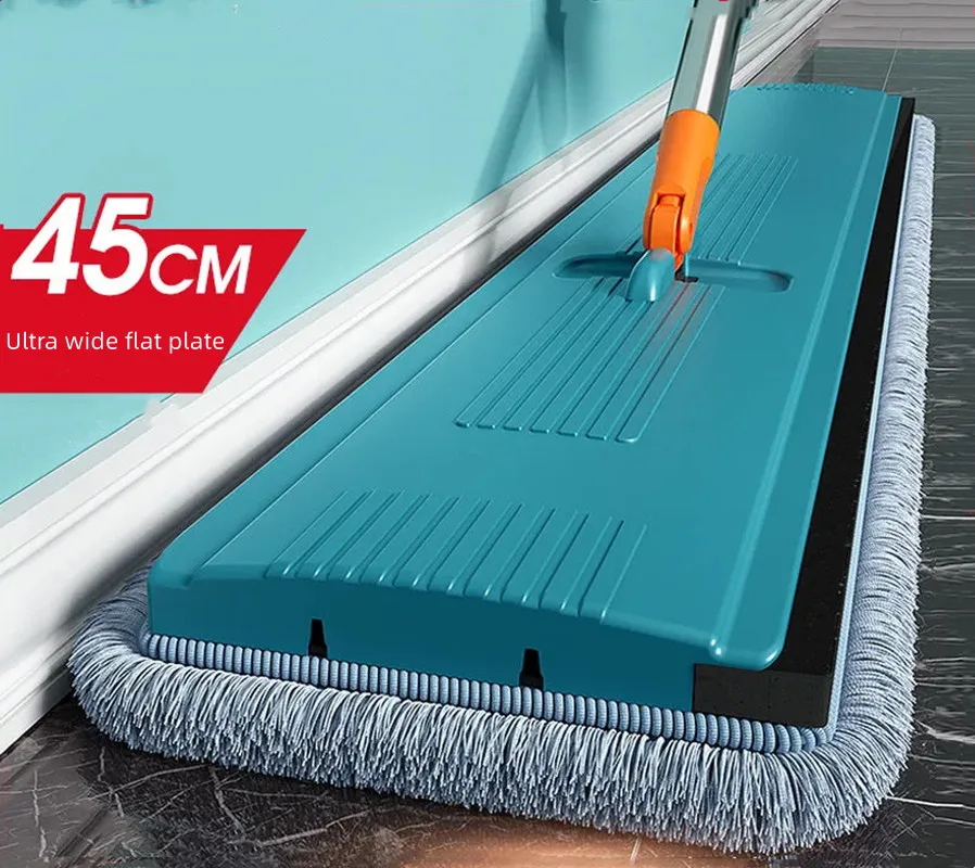New Magic Hand-free for Wash or with Microfiber Cloth Domestic Cleaning Products Flat Spin Mop no Bucket Home Artifact