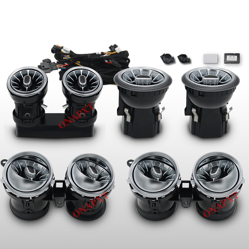 Led For Benz AMG A/CLA/GLA/C/GLC/E/S/G Coupe W176 W117 W156 W205 X253 W213 W222 W464 Air Vent Lamp Turbine Nozzle Ambient Light