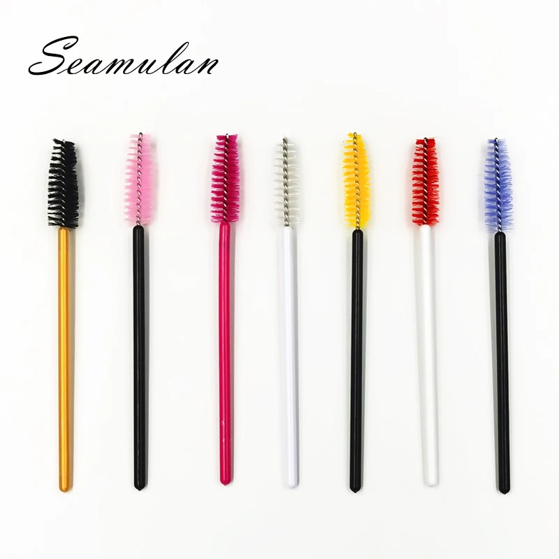 c a Pcs Brushes Makeups Eyelash Disposable Mascara Wands Applicator Eye lashes Cosmetic Brush Maquiagem Cilio Makeup Tool