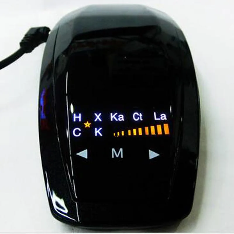 Car Radar Detector English Russian Auto 360 Degree Vehicle VB Speed Voice Alert Alarm Warning 17 Band LED Display