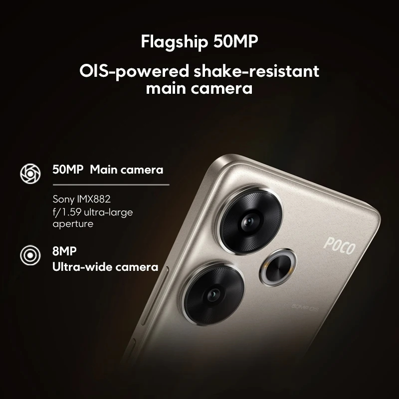 Global Verison POCO F6 Smartphone 256GB 512GB Snapdragon 8s Gen 3 6.67" 1.5K 120Hz CrystalRes AMOLED 90W Turbo Charging 5000mAh Battary